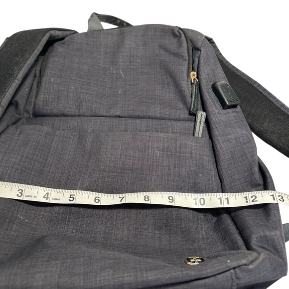 Swiss Digital Micro Business Backpack With Laptop Pocket Gray - Picture 14 of 14